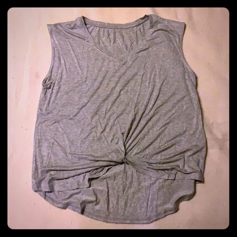 Gray tank top